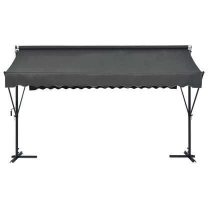 vidaXL Auvent autoportant 400x300 cm Anthracite