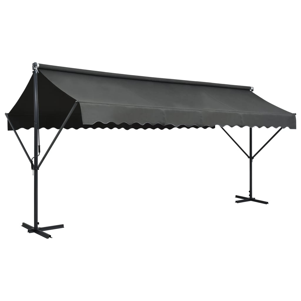 vidaXL Auvent autoportant 500x300 cm Anthracite