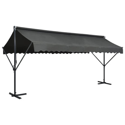 vidaXL Auvent autoportant 500x300 cm Anthracite
