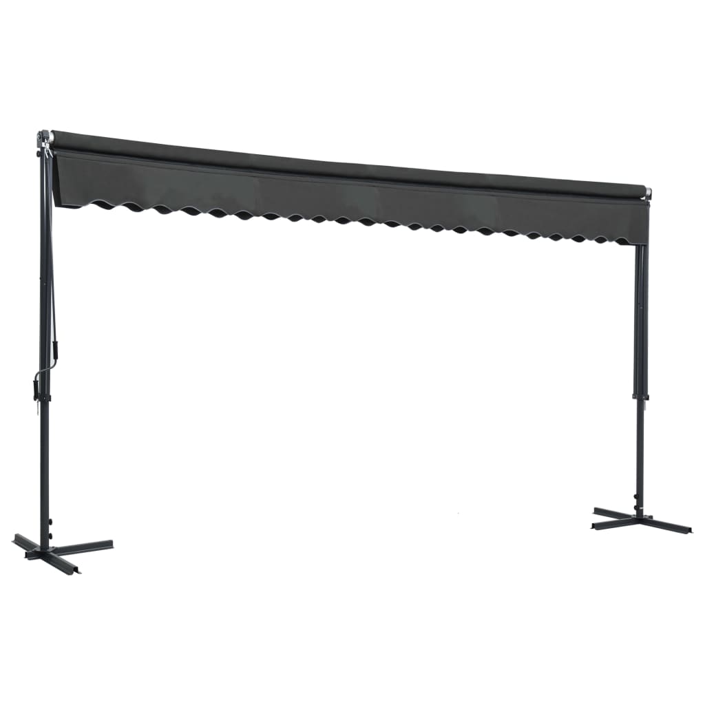 vidaXL Auvent autoportant 500x300 cm Anthracite