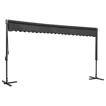 vidaXL Freistehende Markise 500x300 cm Anthrazit