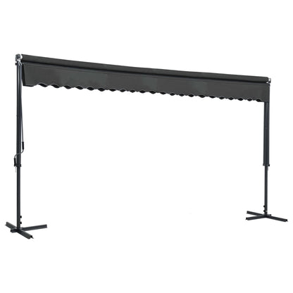 vidaXL Auvent autoportant 500x300 cm Anthracite