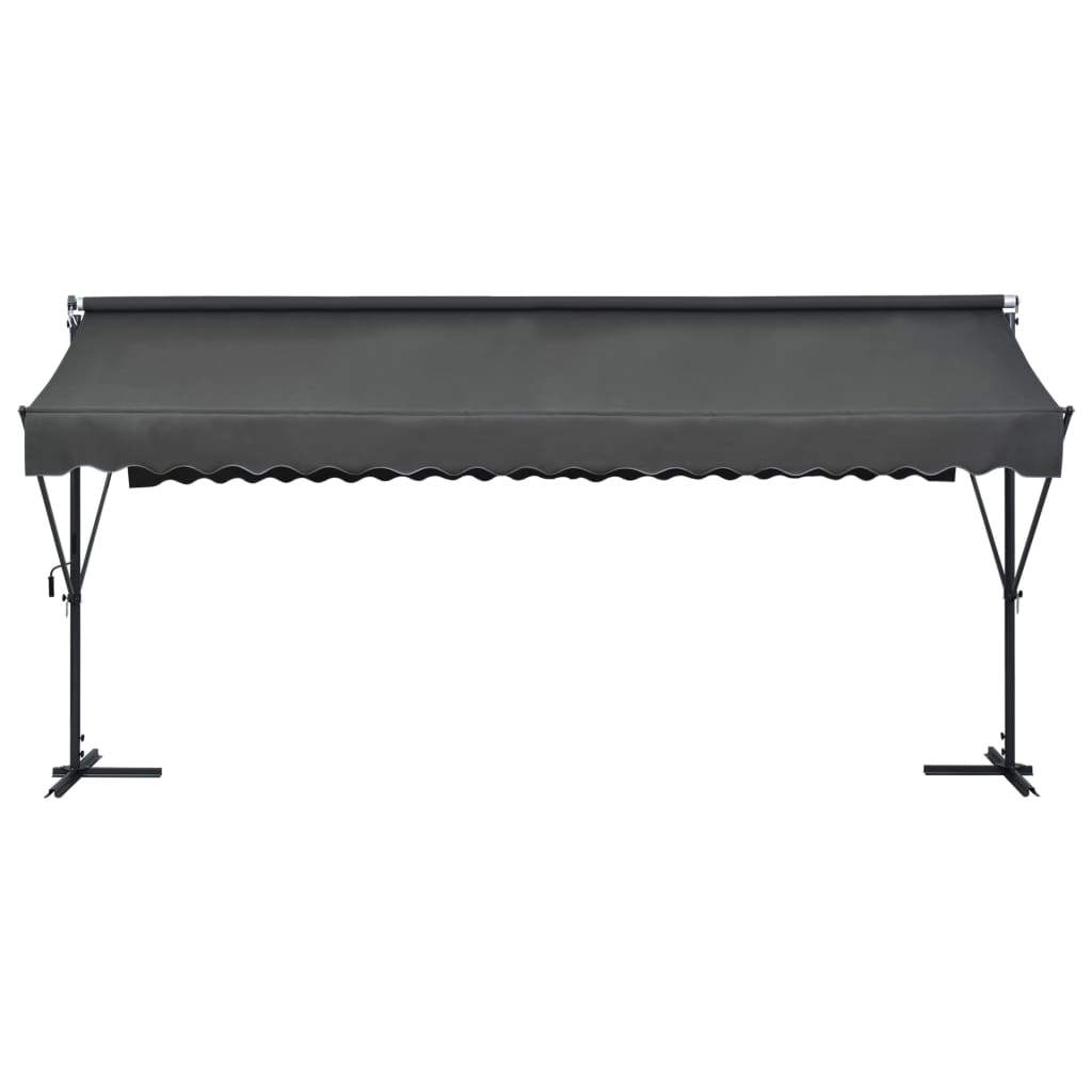 vidaXL Auvent autoportant 500x300 cm Anthracite