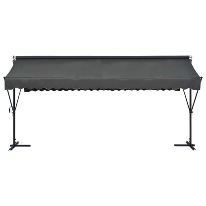 vidaXL Auvent autoportant 500x300 cm Anthracite