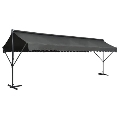 vidaXL Freistehende Markise 600x300 cm Anthrazit