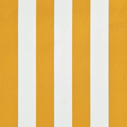 vidaXL Einziehbare Markise 100×150 cm Gelb und Weiß
