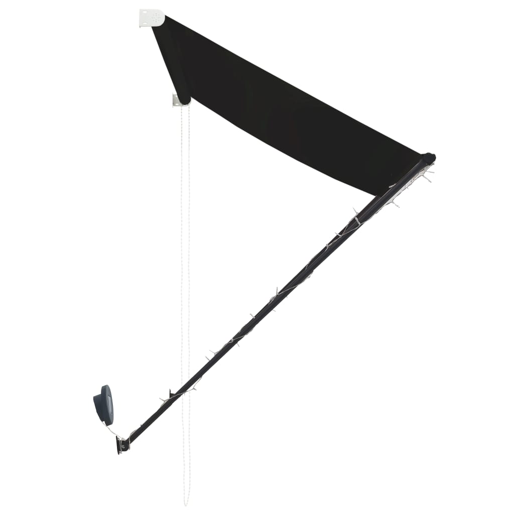 vidaXL Einziehbare Markise mit LED 100×150 cm Anthrazit