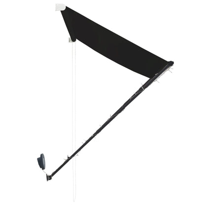 vidaXL Einziehbare Markise mit LED 100×150 cm Anthrazit