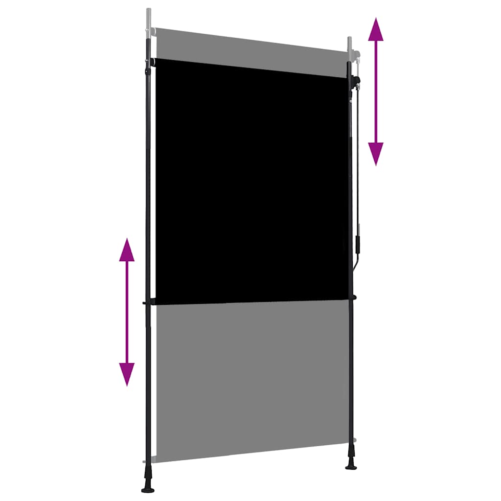 vidaXL Außenrollo 120 x 270 cm Anthrazit