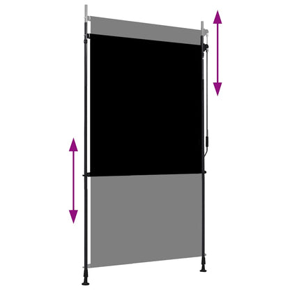 vidaXL Außenrollo 120 x 270 cm Anthrazit