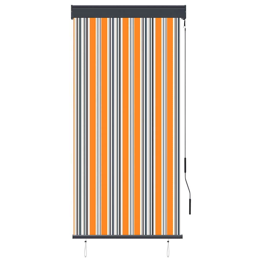 vidaXL Store extérieur 80 x 250 cm jaune et bleu