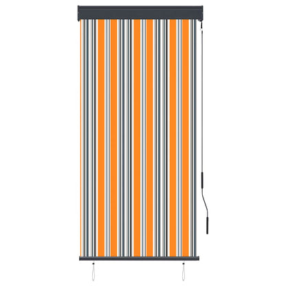 vidaXL Store extérieur 80 x 250 cm jaune et bleu