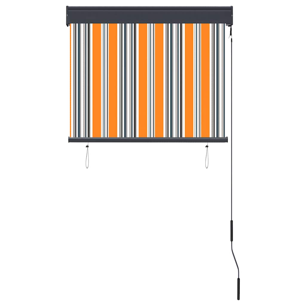 vidaXL Store extérieur 80 x 250 cm jaune et bleu