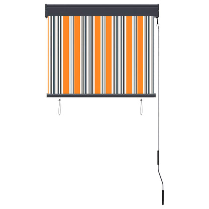 vidaXL Store extérieur 80 x 250 cm jaune et bleu