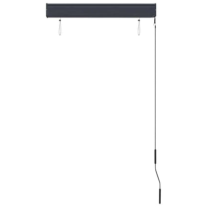 vidaXL Store enrouleur d'extérieur 80 x 250 cm Blanc et orange
