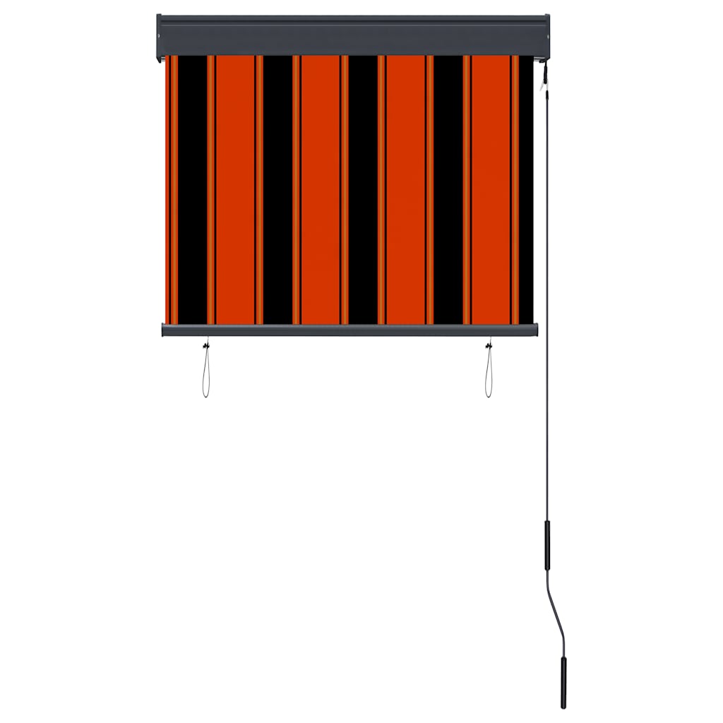 vidaXL Store extérieur 80 x 250 cm Orange et marron