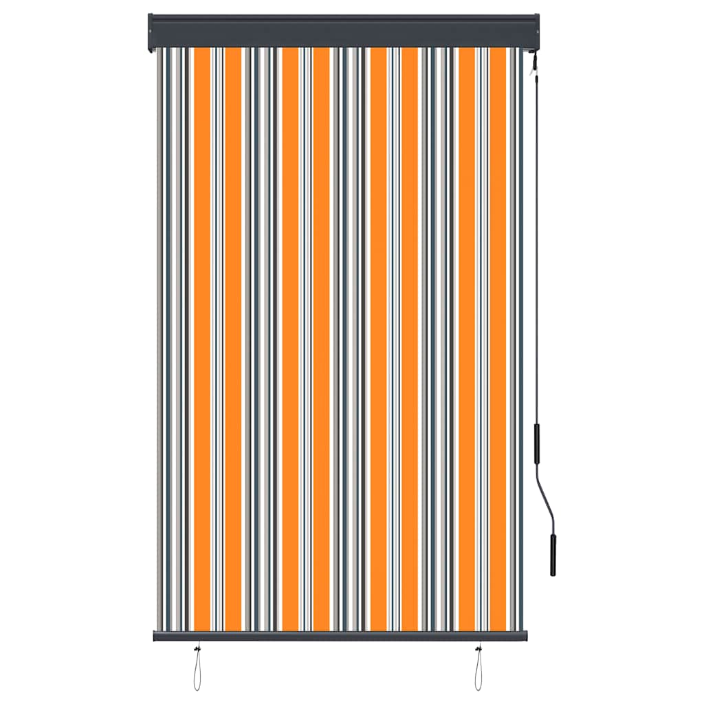 vidaXL Store d'extérieur 100 x 250 cm Jaune et bleu