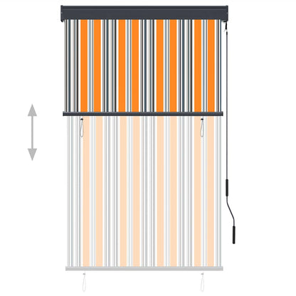 vidaXL Store d'extérieur 100 x 250 cm Jaune et bleu