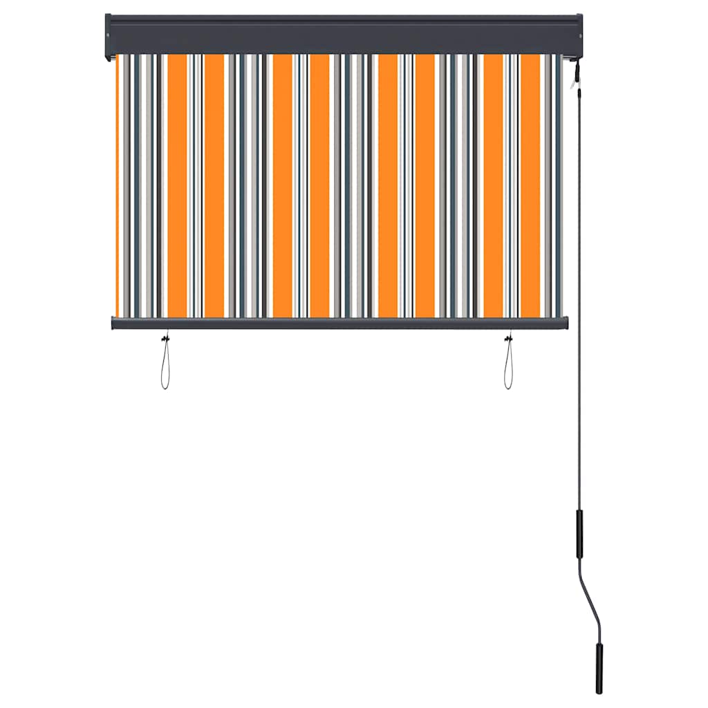 vidaXL Store d'extérieur 100 x 250 cm Jaune et bleu