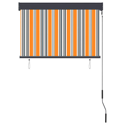 vidaXL Store d'extérieur 100 x 250 cm Jaune et bleu