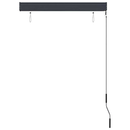 vidaXL Store d'extérieur 100 x 250 cm Blanc et orange