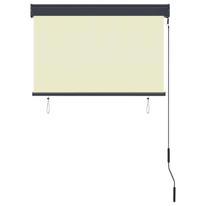 vidaXL Store enrouleur d'extérieur 100 x 250 cm Blanc crème