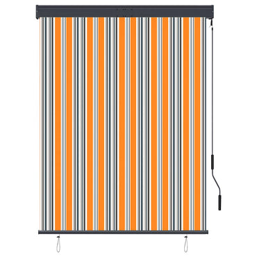 vidaXL Store extérieur 120 x 250 cm Jaune et bleu