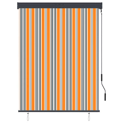 vidaXL Store extérieur 120 x 250 cm Jaune et bleu