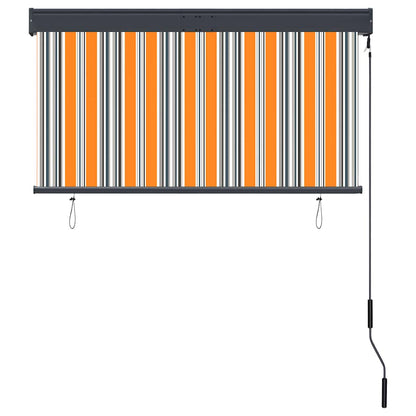 vidaXL Store extérieur 120 x 250 cm Jaune et bleu