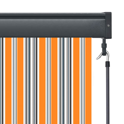 vidaXL Store extérieur 120 x 250 cm Jaune et bleu