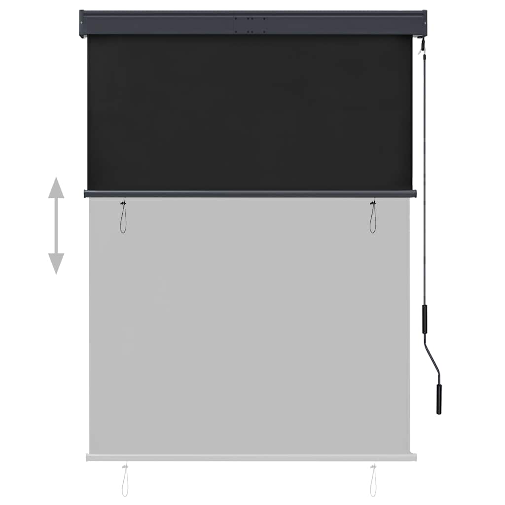vidaXL Store d'extérieur 120 x 250 cm Anthracite