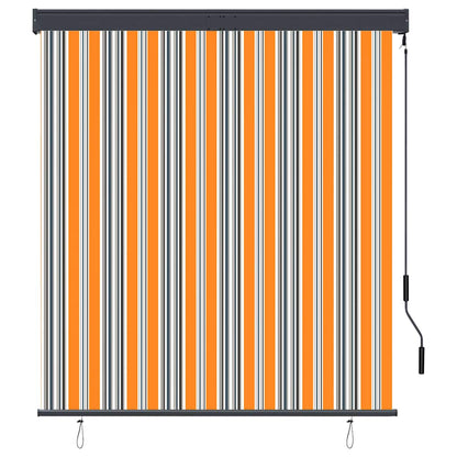 vidaXL Store d'extérieur 140x250 cm Jaune et Bleu