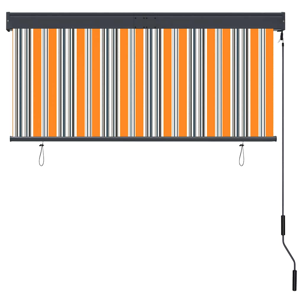 vidaXL Store d'extérieur 140x250 cm Jaune et Bleu