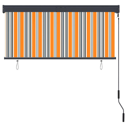 vidaXL Store d'extérieur 140x250 cm Jaune et Bleu