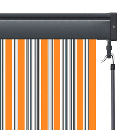vidaXL Store d'extérieur 140x250 cm Jaune et Bleu