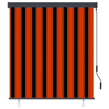 vidaXL Store occultant d'extérieur 140x250 cm orange et marron
