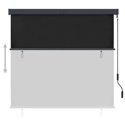 vidaXL Außenrollo 160x250 cm Anthrazit