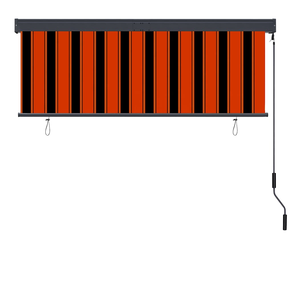 vidaXL Außenrollo 160x250 cm Orange und Braun