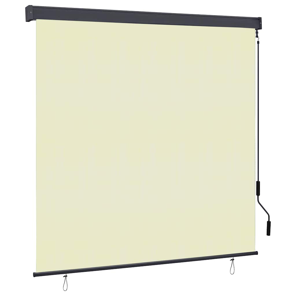 vidaXL Außenrollo 170 x 250 cm Creme