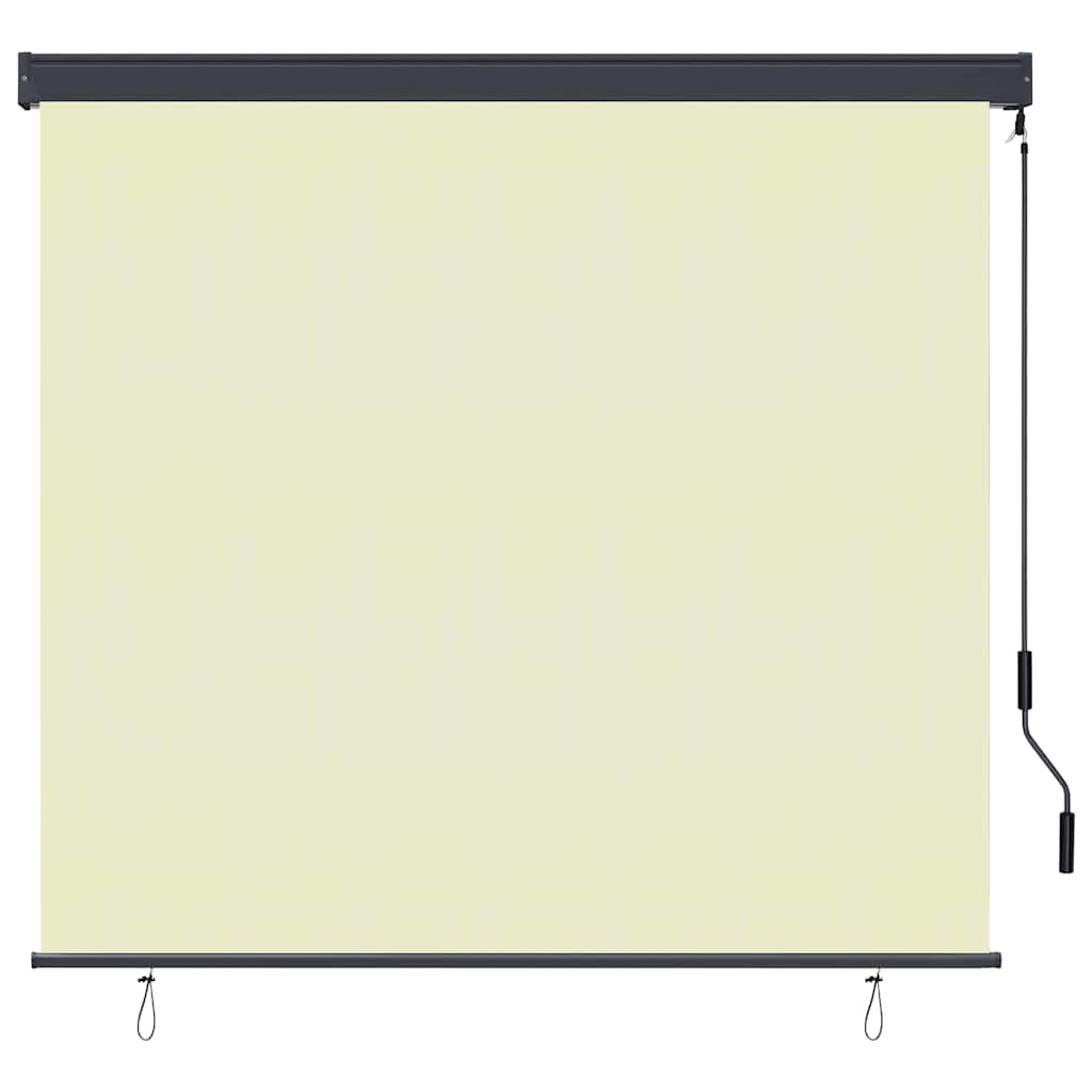 vidaXL Außenrollo 170 x 250 cm Creme