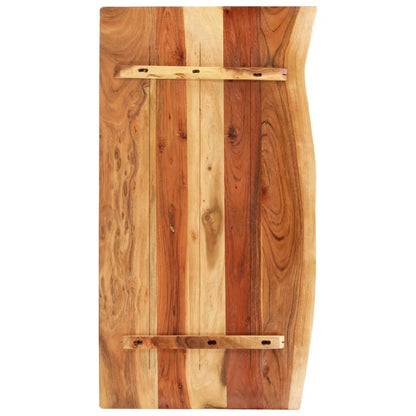 Badezimmer-Waschtischplatte Massivholz Akazie 100x52x2,5 cm