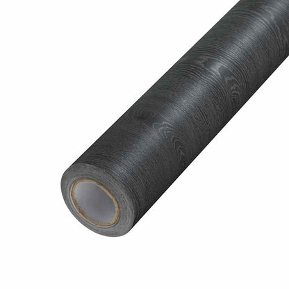 Möbelfolie Selbstklebend Dunkles Holz 500x90 cm PVC