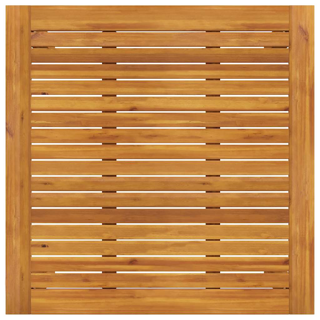 Gartentisch 85x85x74 cm Massivholz Akazie