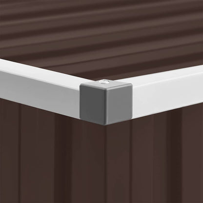 Garten-Aufbewahrungsbox Braun 129 x 67 x 65 cm