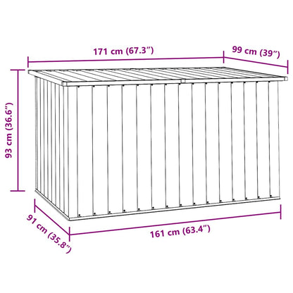 Gartenbox Anthrazit 171x99x93 cm