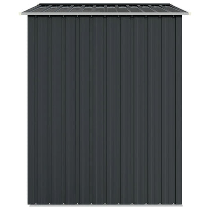 Gerätehaus Anthrazit 205x129x183 cm Verzinkter Stahl