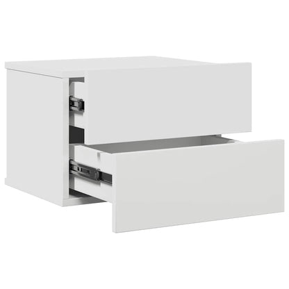 Nachttisch Weiß 40x30x30 cm Holzwerkstoff