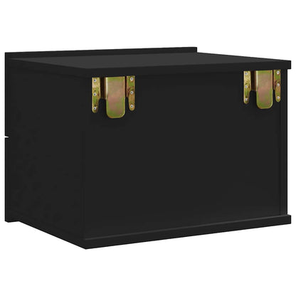 Nachttisch Schwarz 40x30x30 cm Holzwerkstoff