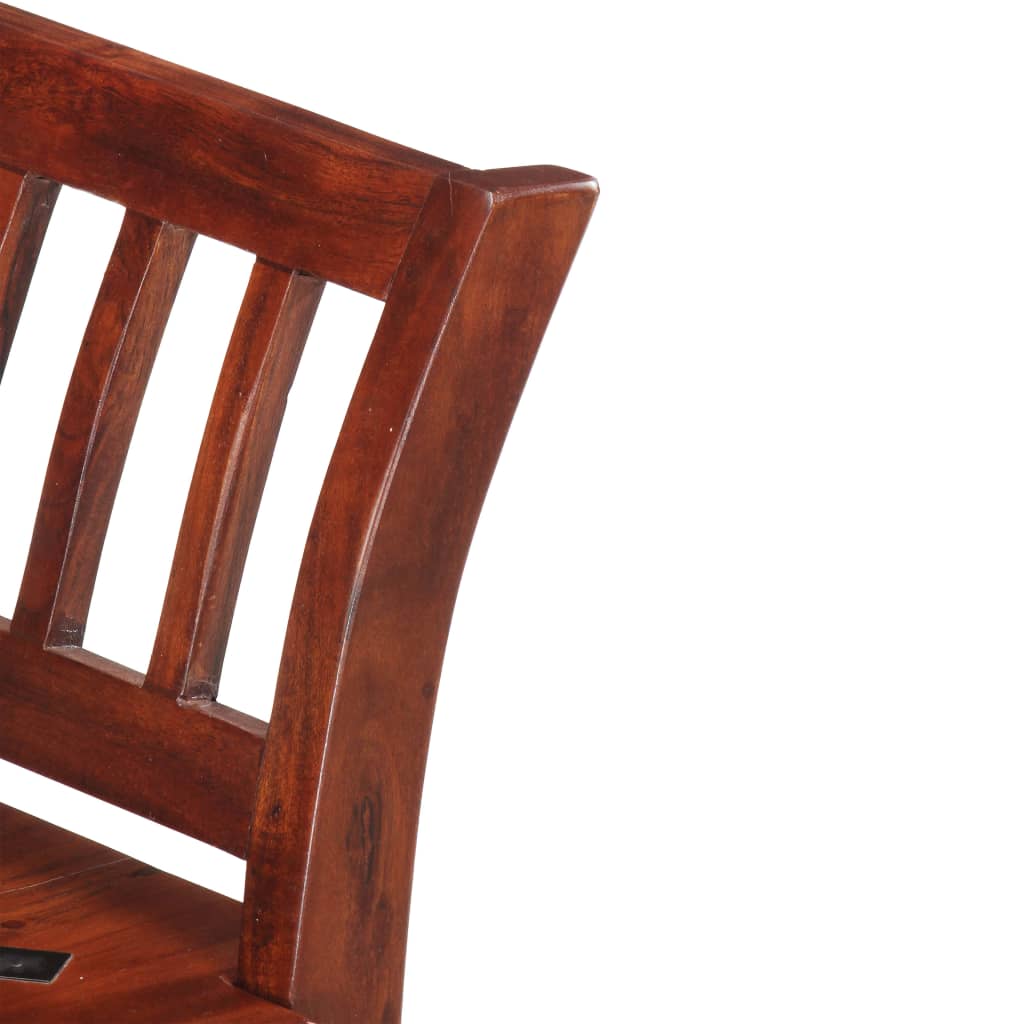 Sitzbank 111 cm Massivholz Akazie