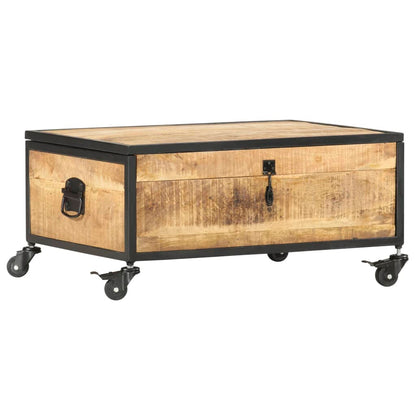 Couchtisch 70x50x33 cm Massivholz Mango